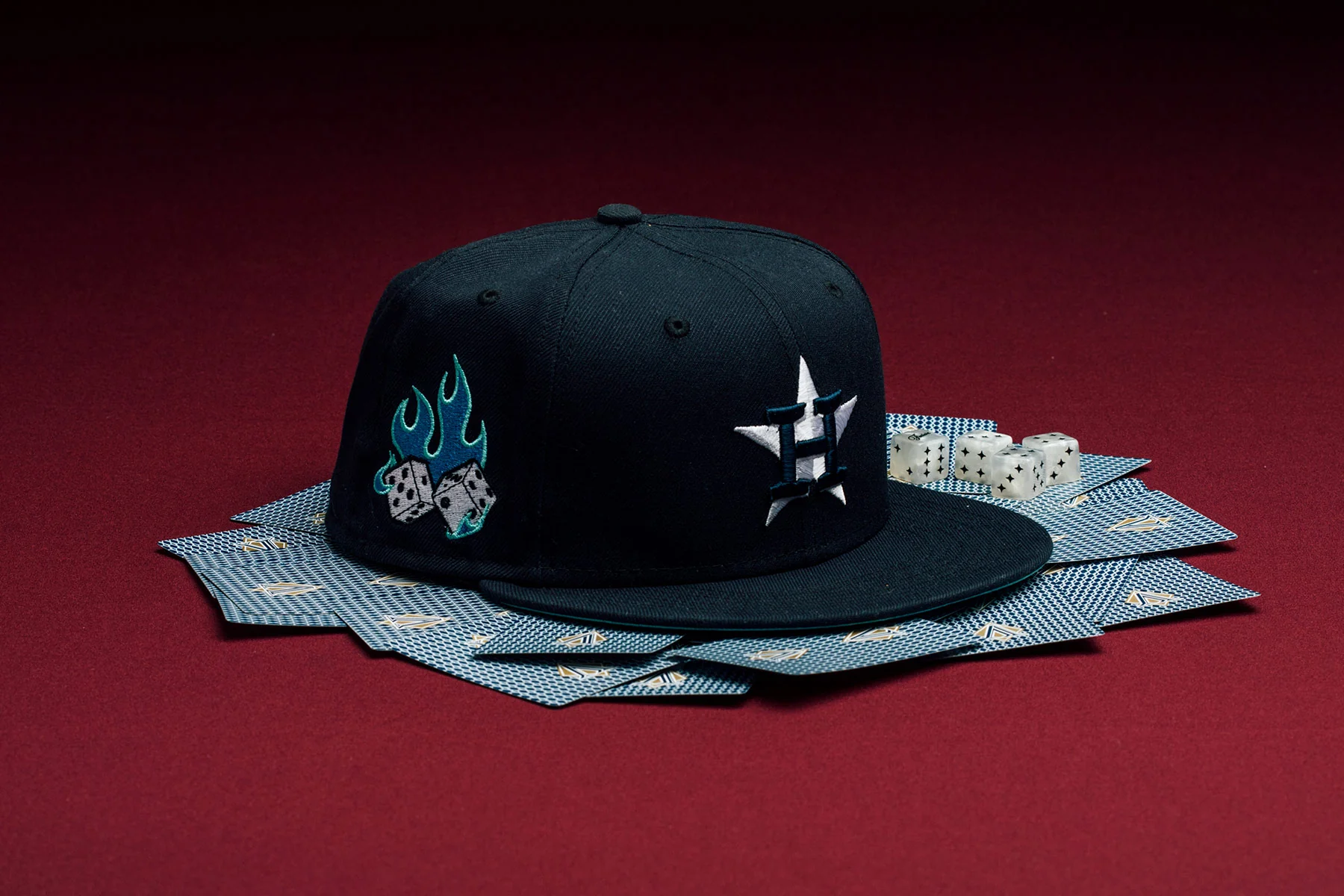 Feature x New Era Flaming Dice 59FIFTY Fitted - Houston Astros - Image 7