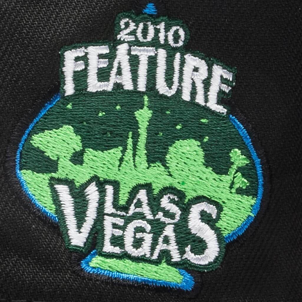 Feature x New Era Old English Las Vegas Fitted - Black/Mint - Image 3