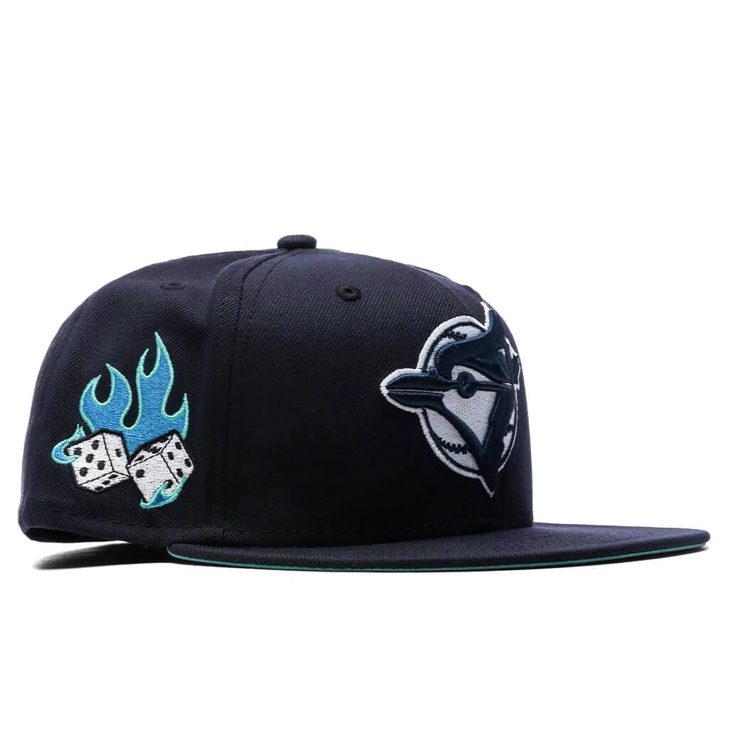 Feature x New Era Flaming Dice 59FIFTY Fitted - Toronto Blue Jays - Image 5