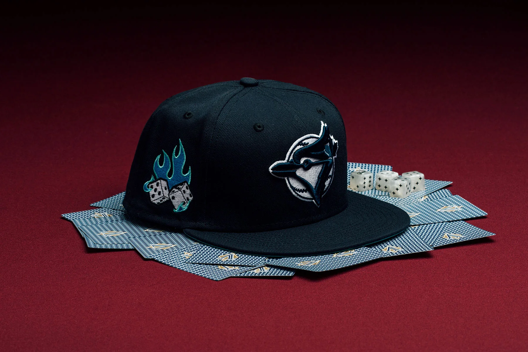 Feature x New Era Flaming Dice 59FIFTY Fitted - Toronto Blue Jays - Image 7