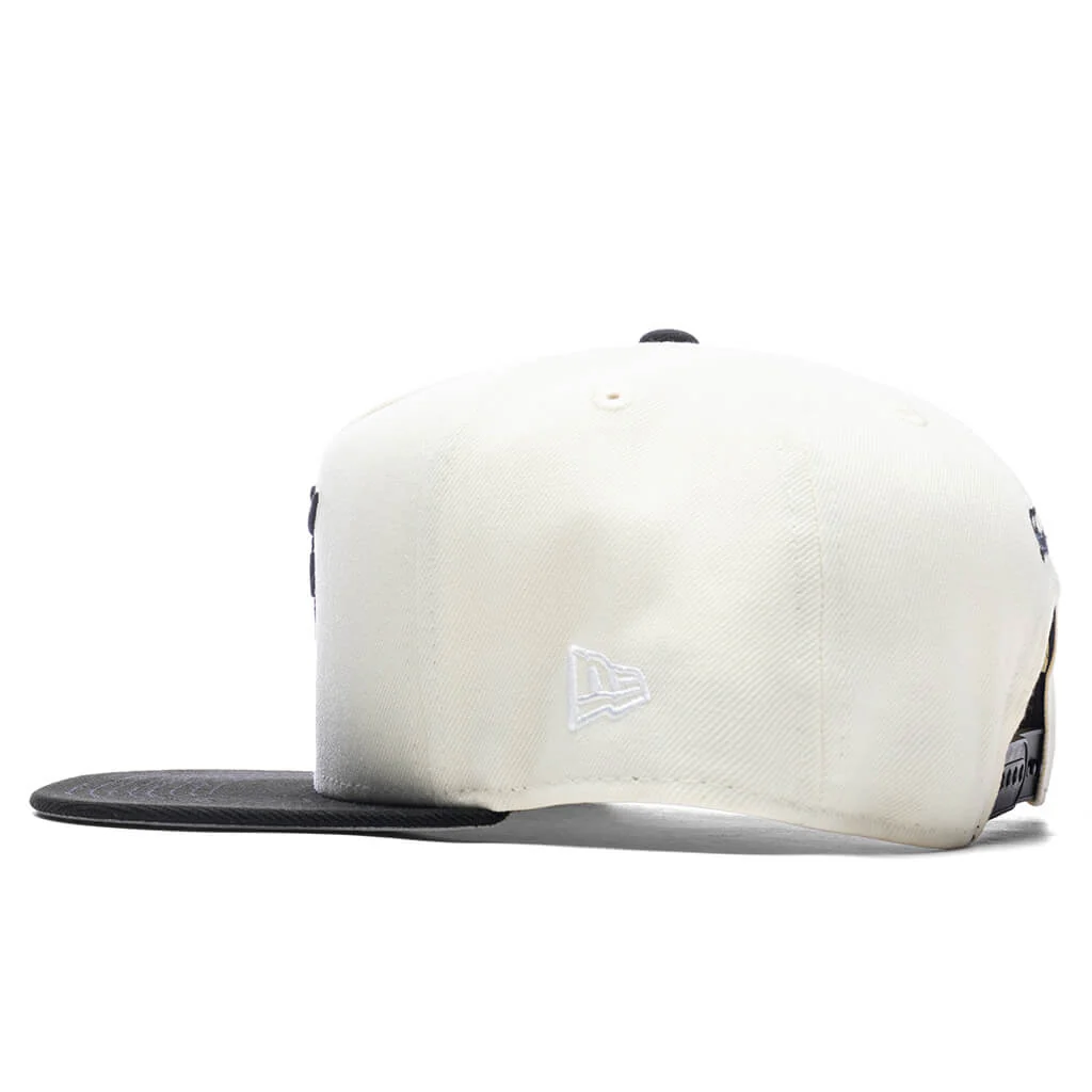 FEATURE x New Era 9Fifty A-Frame Old English F Snapback - Chrome/Black - Image 3