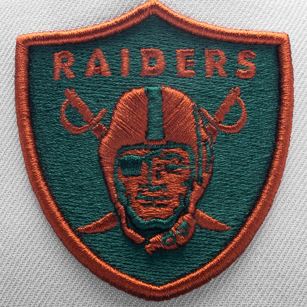Feature x New Era 9Fifty A-Frame Snapback Las Vegas Raiders - Stone/Emerald Green - Image 2