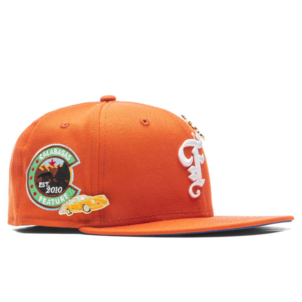 Feature x New Era Calabasas 59FIFTY Fitted - Fight Orange - Image 3