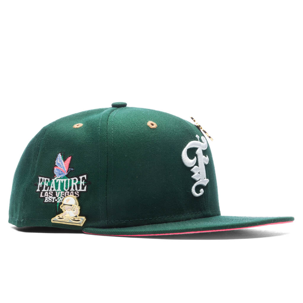 Feature x New Era Wynn 59FIFTY Fitted - Dark Green - Image 4