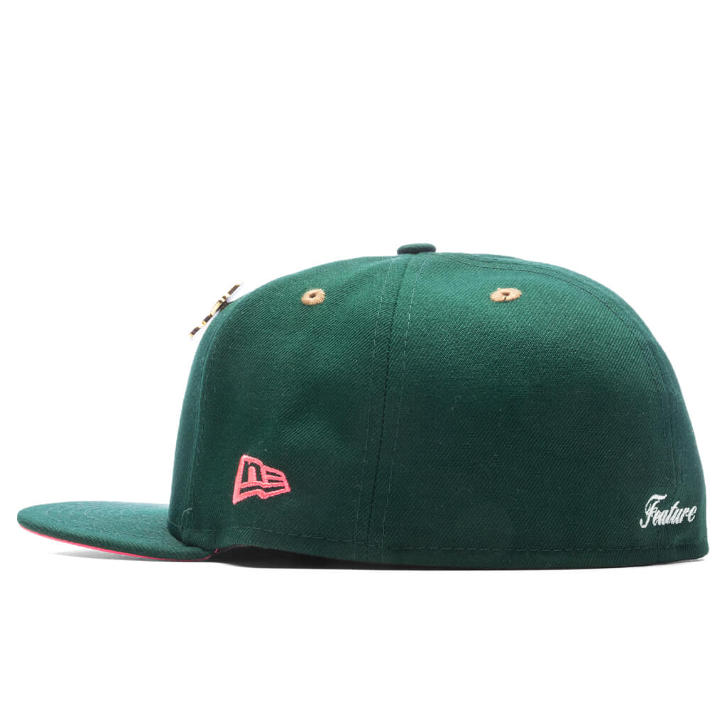 Feature x New Era Wynn 59FIFTY Fitted - Dark Green - Image 5