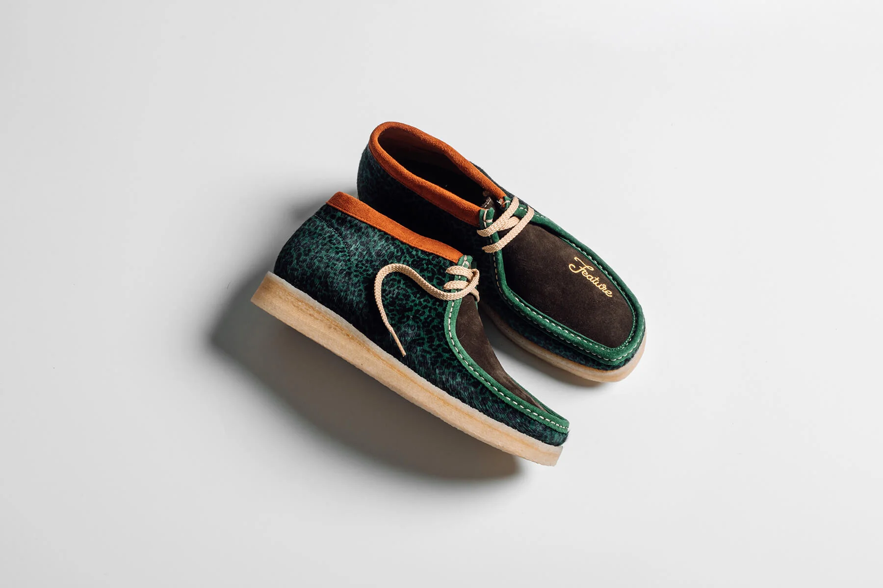 Feature x Padmore & Barnes P404 Original Boot - Green/Brown - Image 7