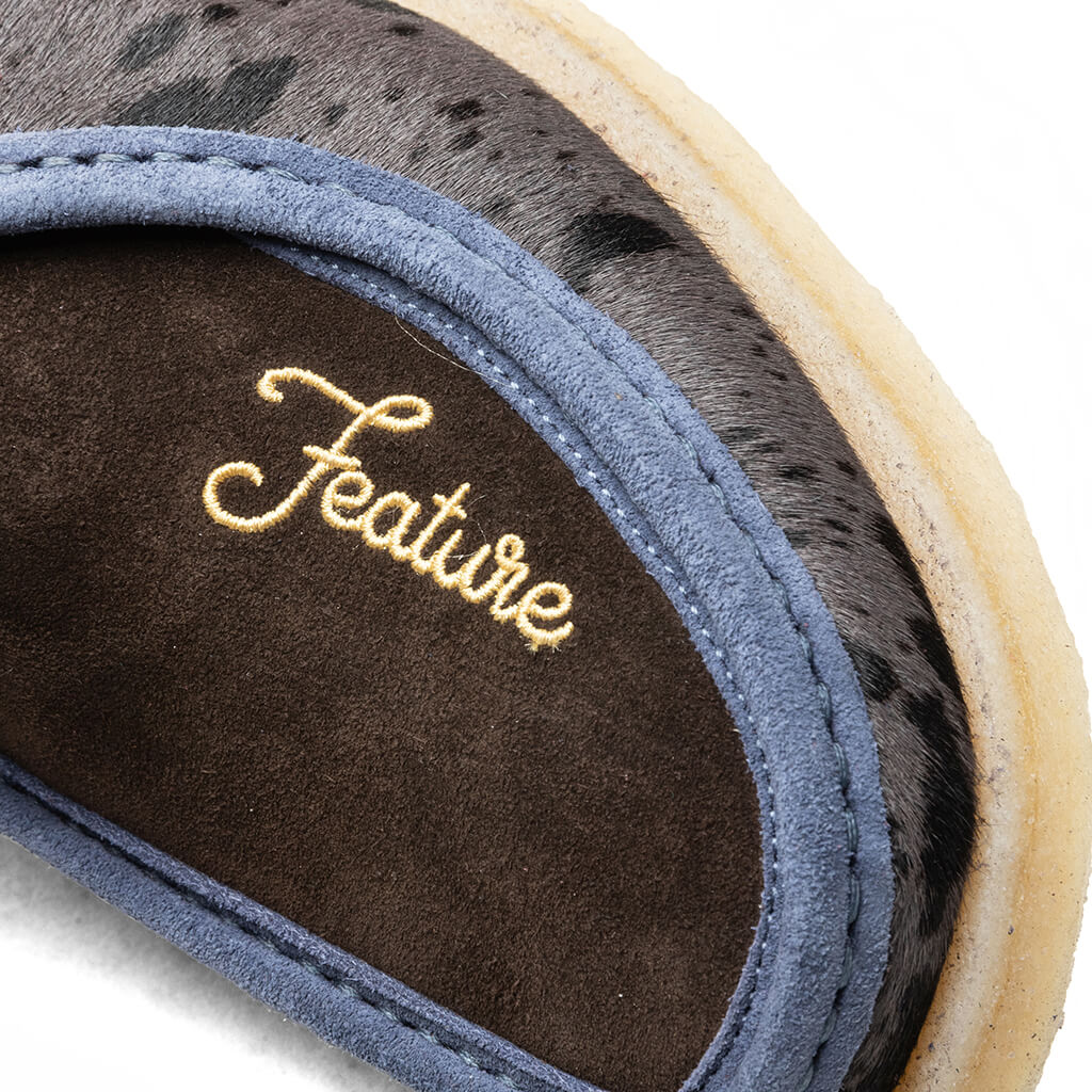 Feature x Padmore & Barnes P204 Original Low Top - Animal/Grey/Navy - Image 5