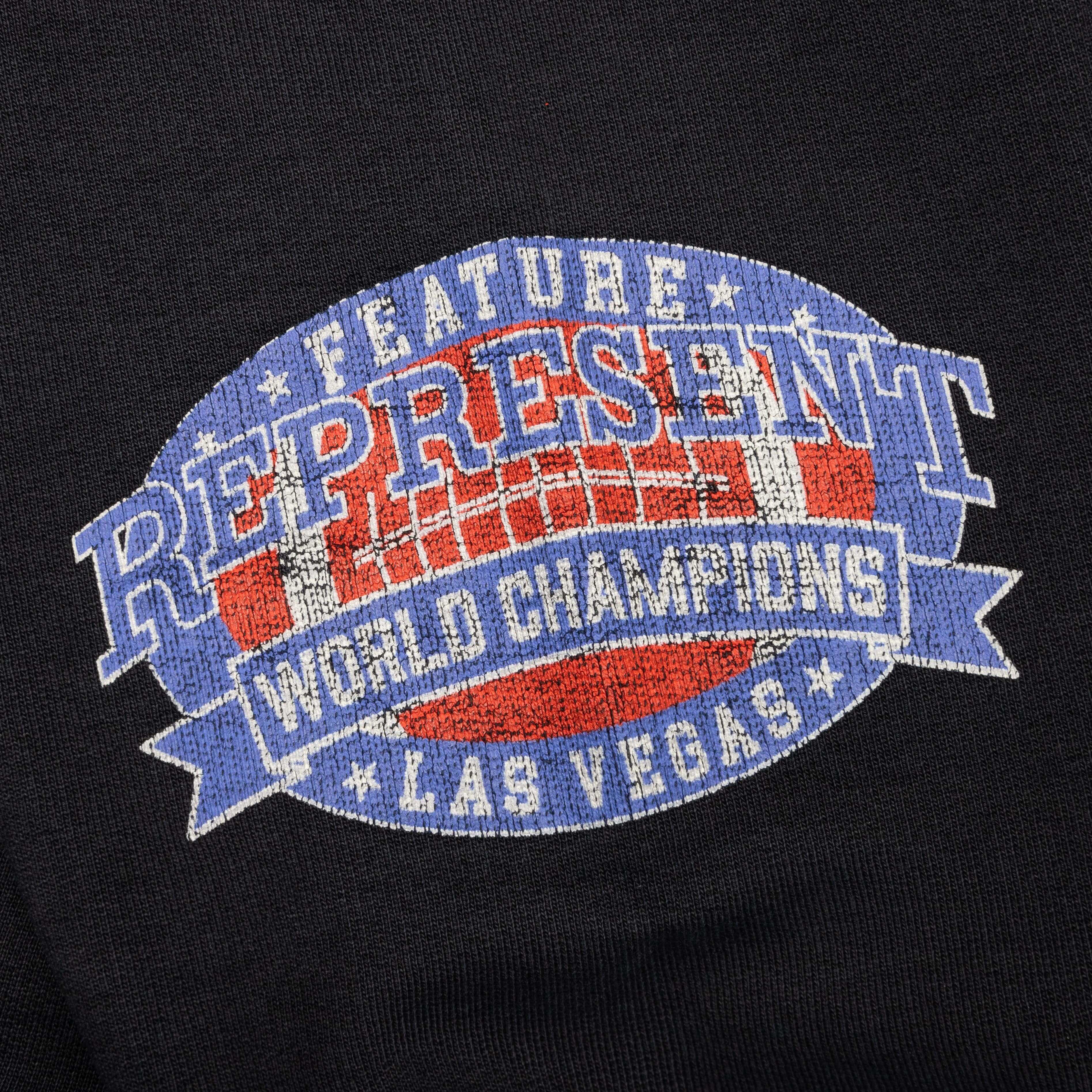 Feature x Represent Champions Hoodie - Stained Black - Image 4