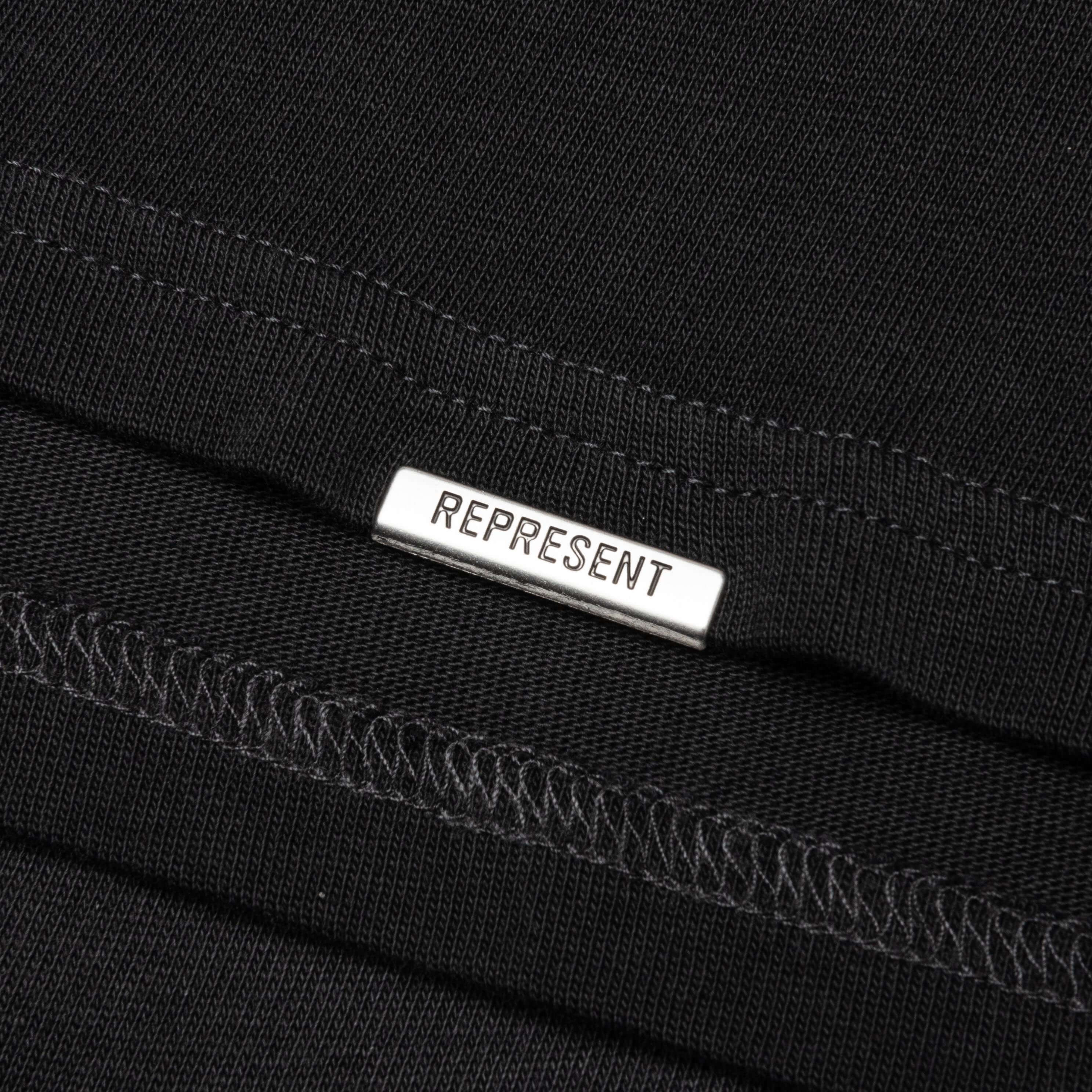 Feature x Represent Champions L/S T-Shirt - Stained Black - Image 5