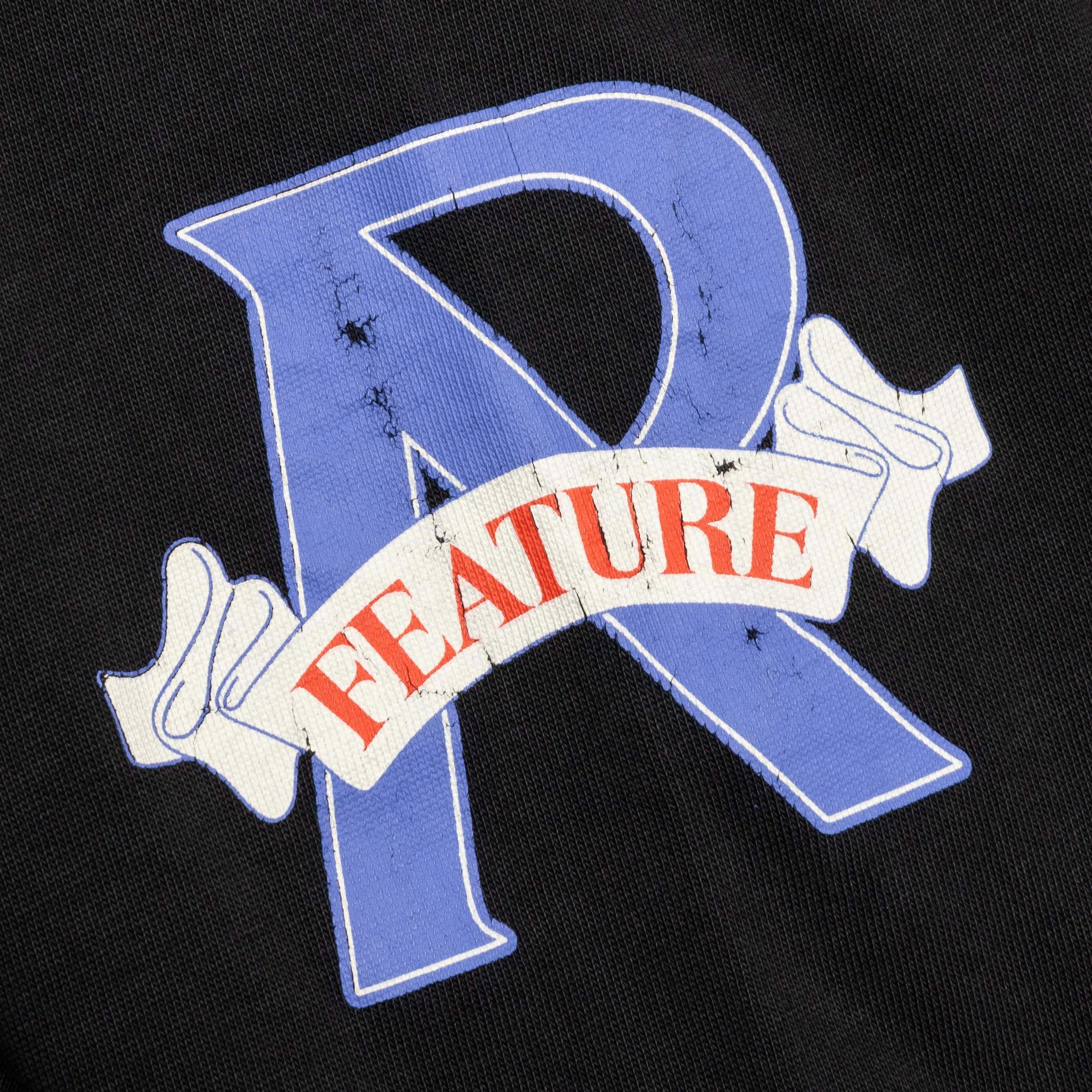Feature x Represent Champions L/S T-Shirt - Stained Black - Image 6