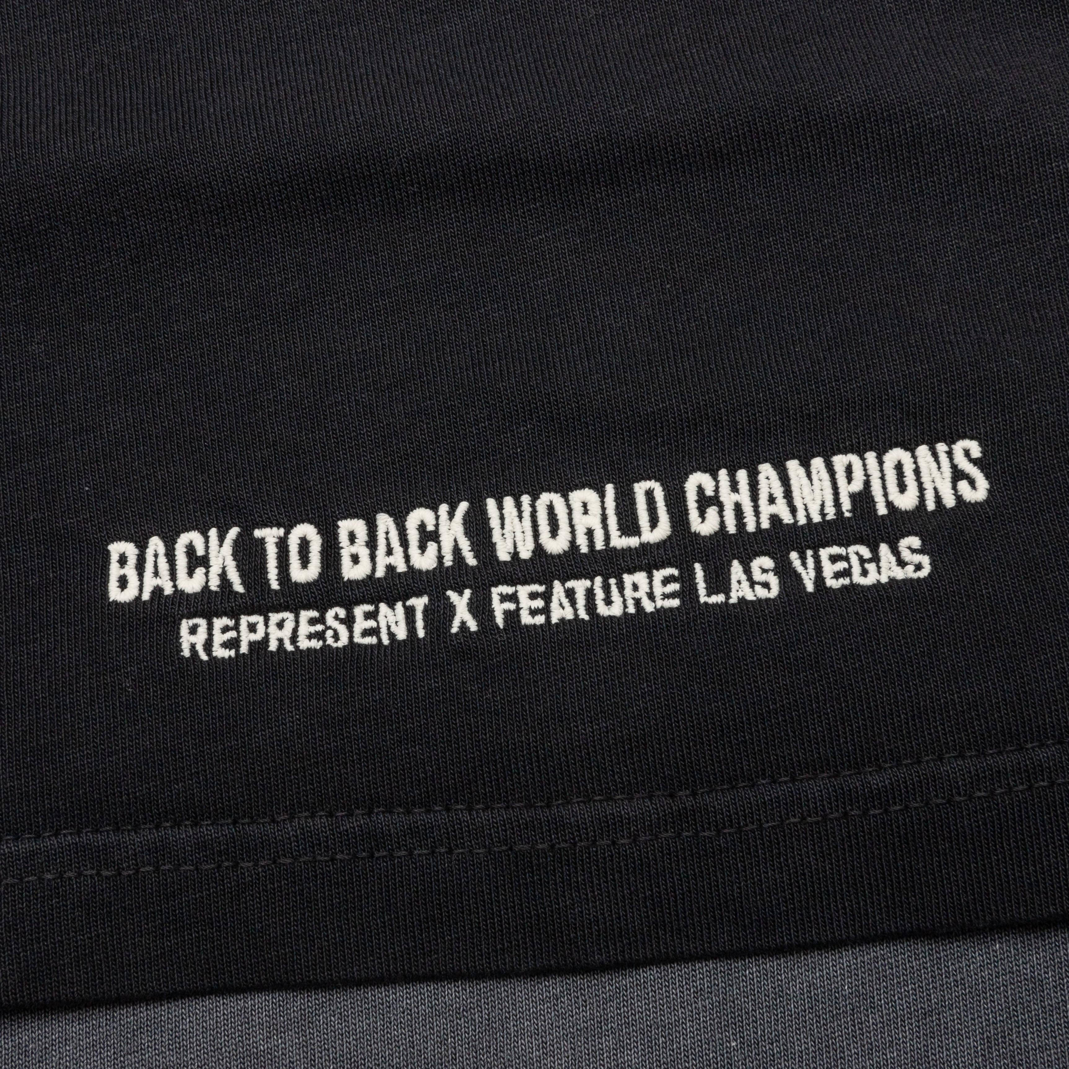 Feature x Represent Multi Logo T-Shirt - Stained Black - Image 6