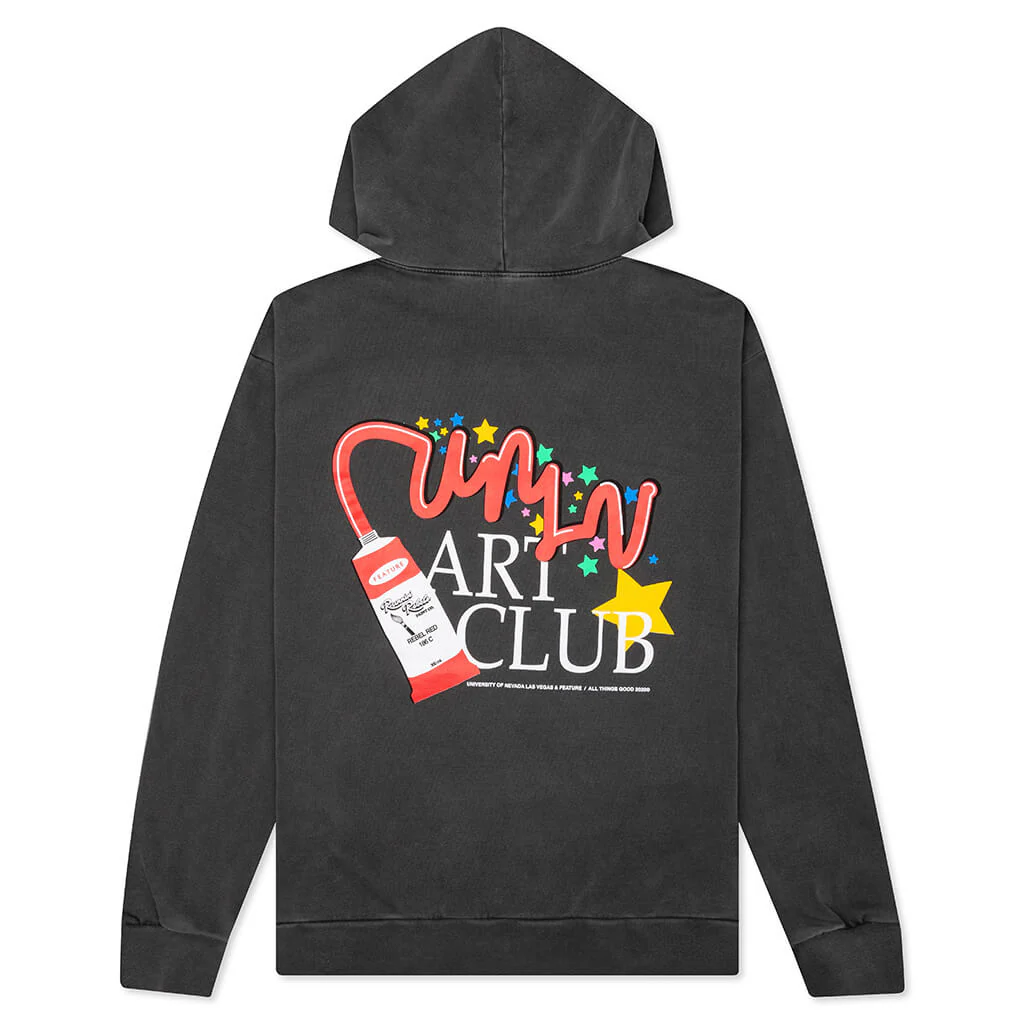 Feature x UNLV Art Club Hoodie - Pigment Black - Image 2