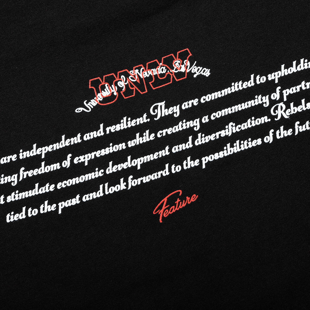 Feature x UNLV Chrome Rebels Tee - Black - Image 4