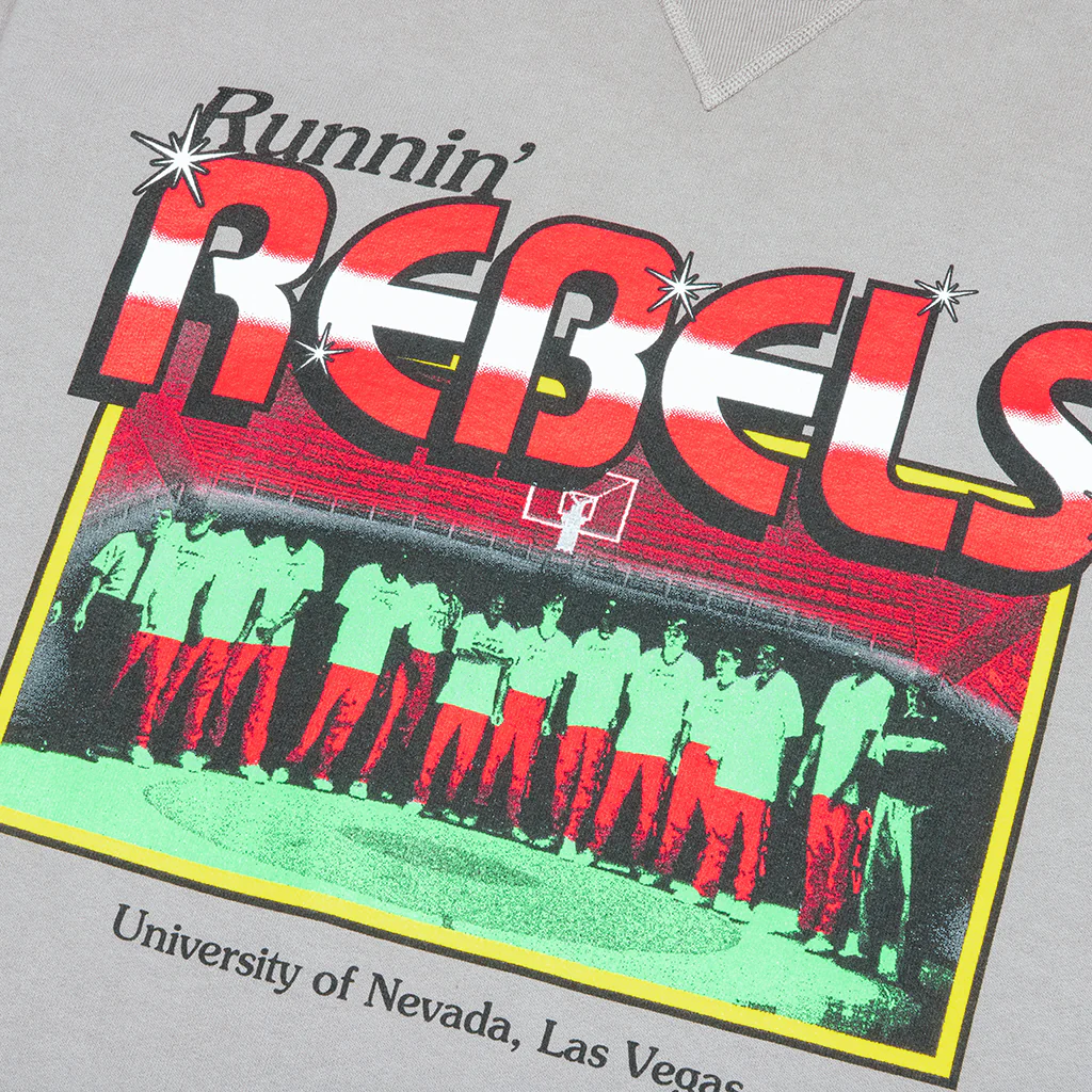 Feature x UNLV Group Shot Crewneck Sweater - Pigment Grey - Image 3