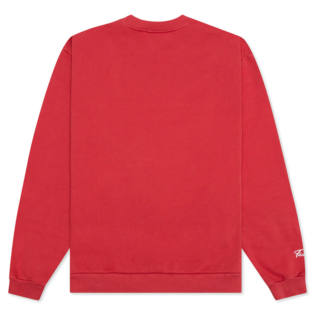 Feature x UNLV Love and Basketball Crewneck - Pigment Red - Image 2