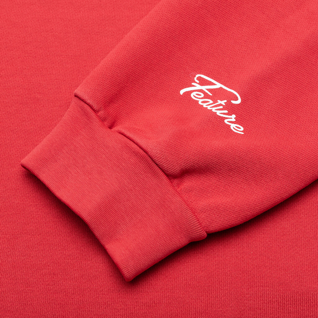 Feature x UNLV Love and Basketball Crewneck - Pigment Red - Image 5