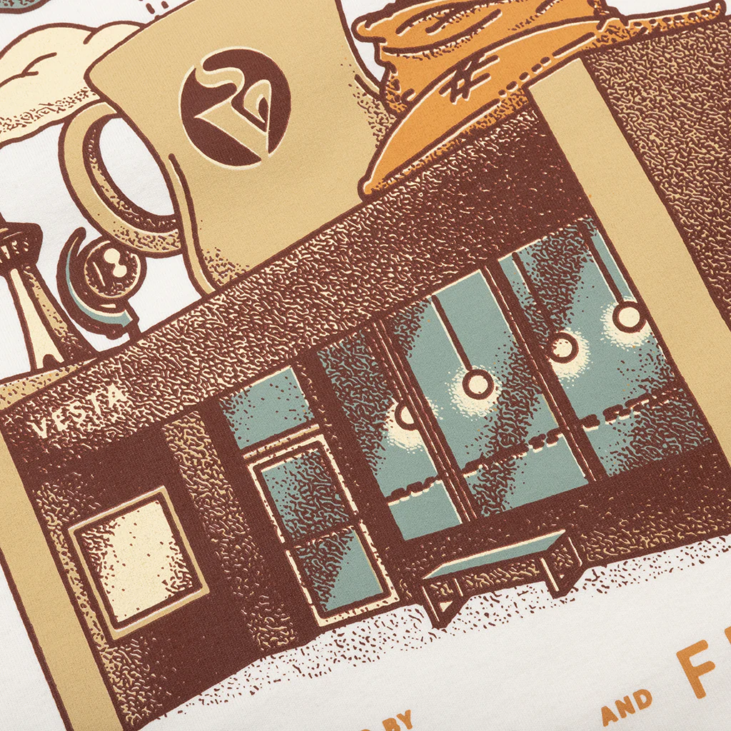 Feature x Vesta Coffee House Tee - Cannoli Cream - Image 6
