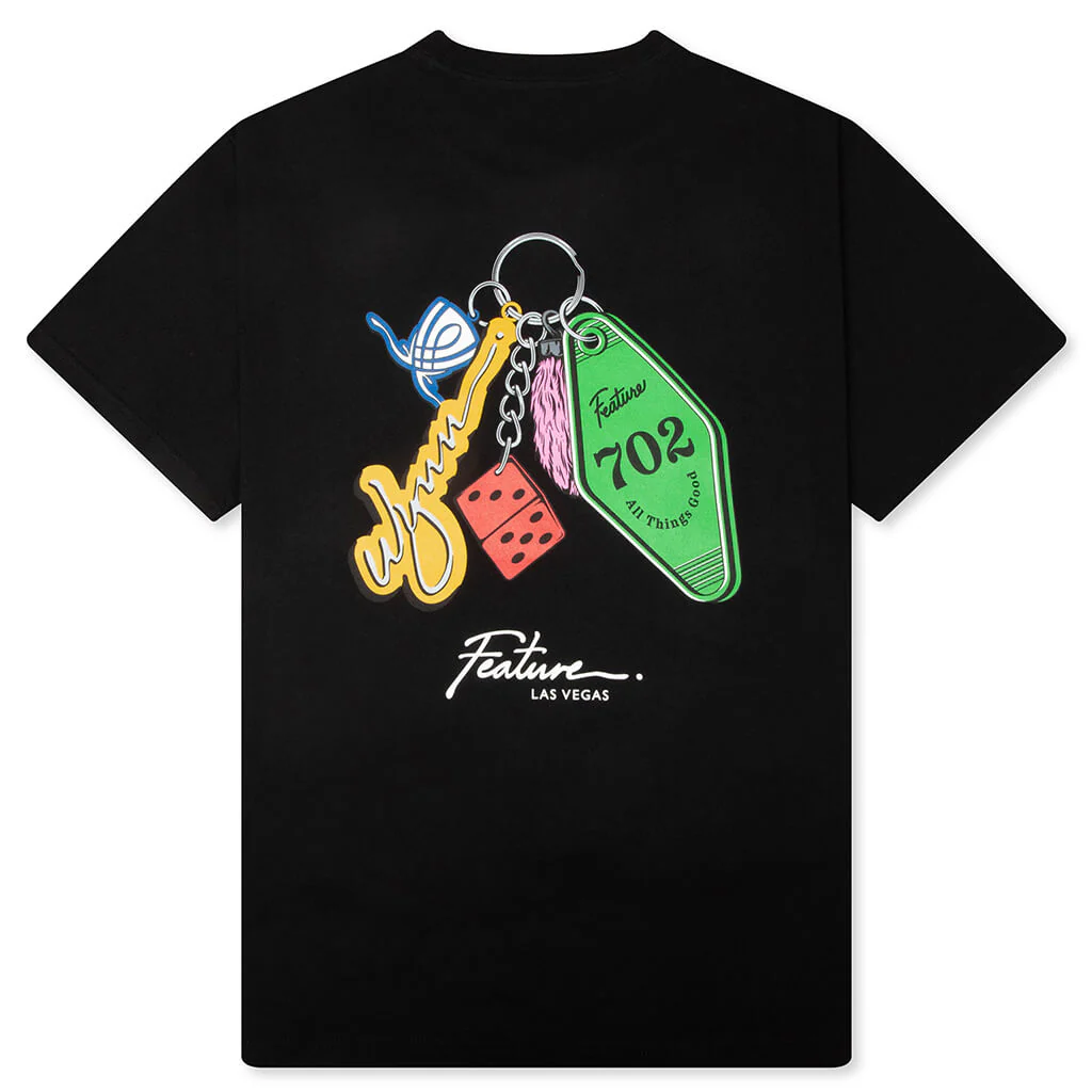 FEATURE x Wynn Keys to the Strip Tee - Black - Image 2