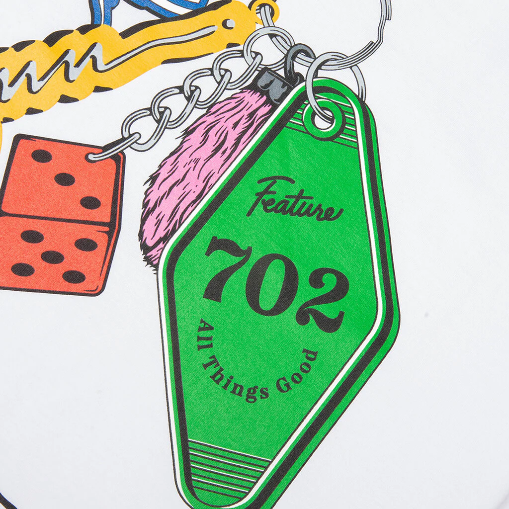 FEATURE x Wynn Keys to the Strip Tee - White - Image 4