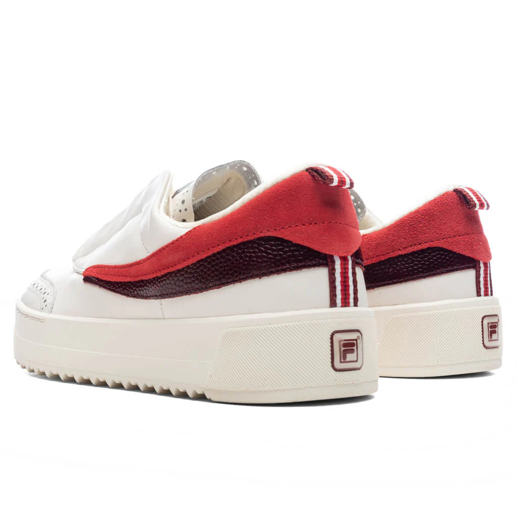 Women's Sanati Sl - Gardenia/Fila Red/Syrah - Image 3