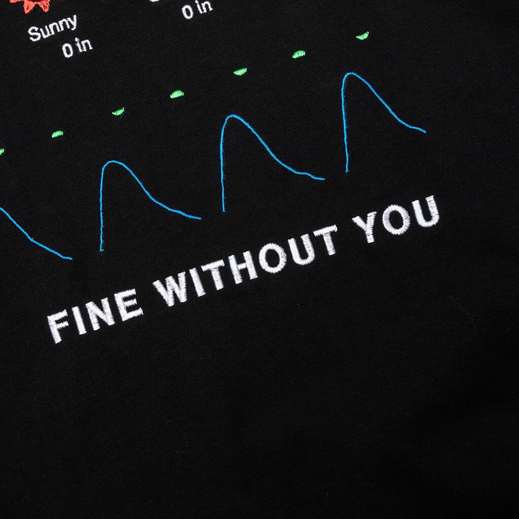 Fine Without You Tee - Black - Image 5