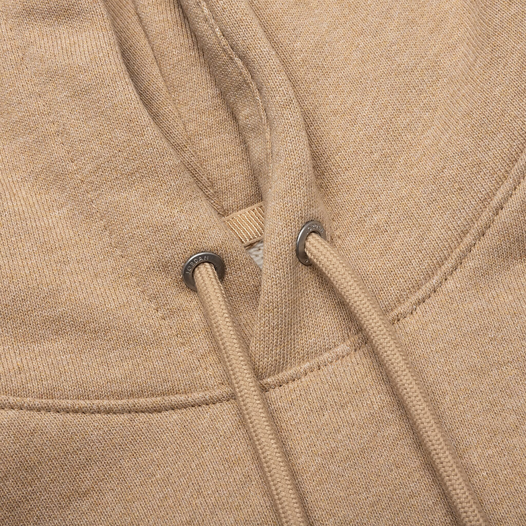 Flight Fleece Pullover Hoodie - Hemp/Heather/Sail - Image 3