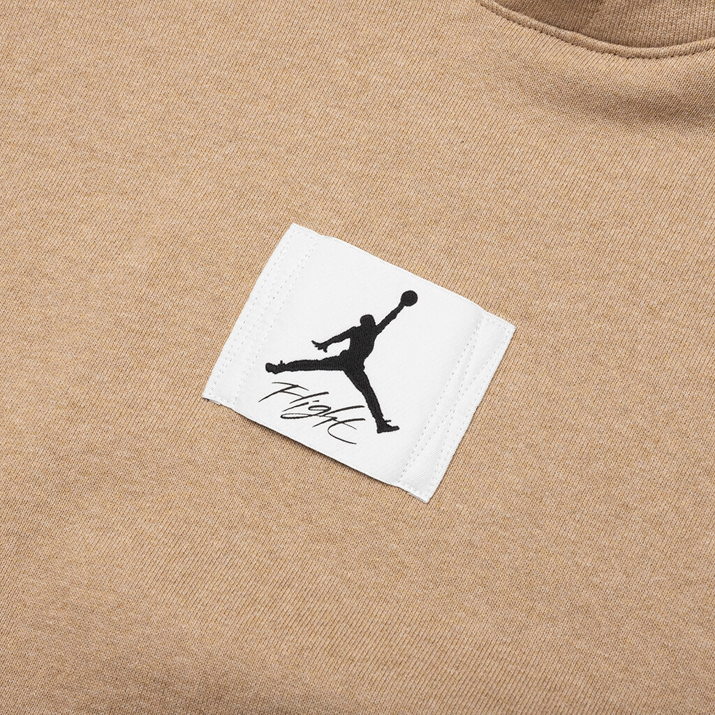 Flight Fleece Pullover Hoodie - Hemp/Heather/Sail - Image 4