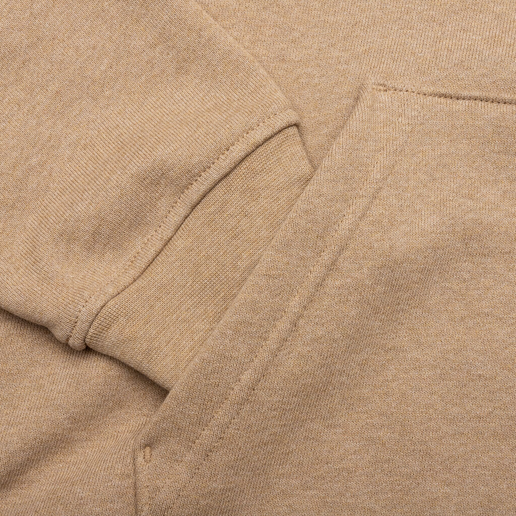 Flight Fleece Pullover Hoodie - Hemp/Heather/Sail - Image 5