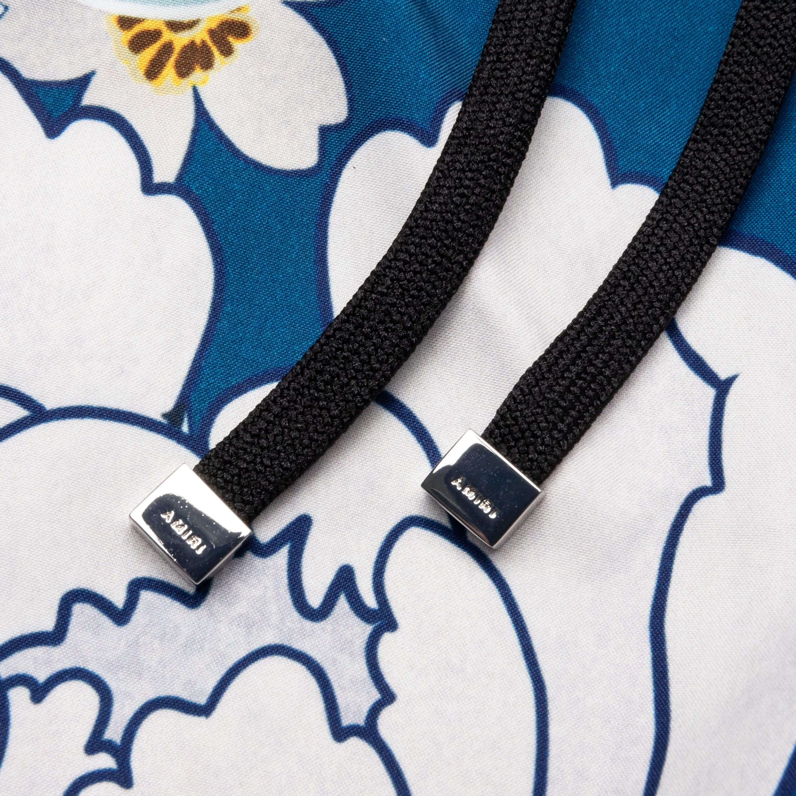 Floral Amiri Swim Trunk - Blue - Image 3