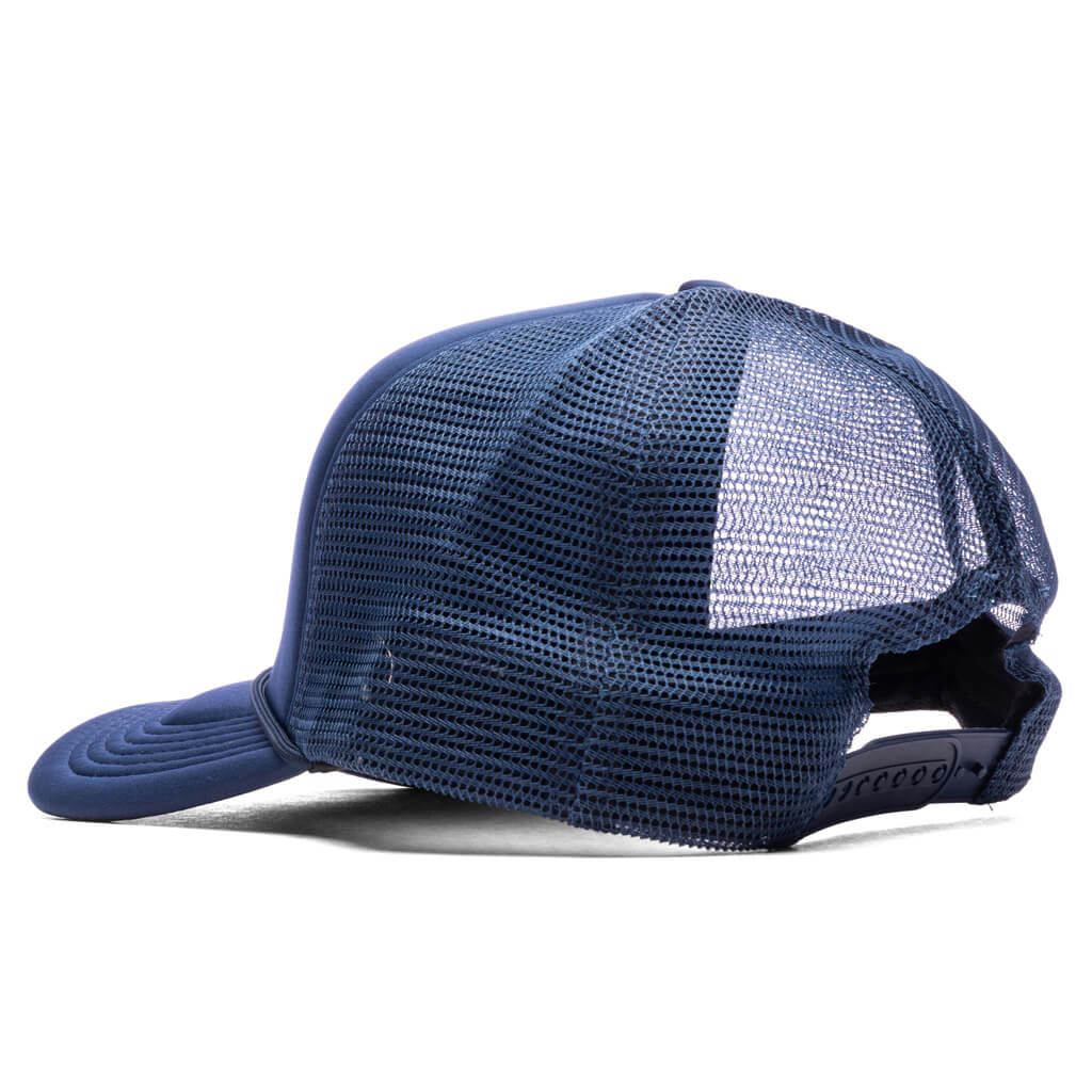 French Logo Trucker Hat - Navy - Image 4