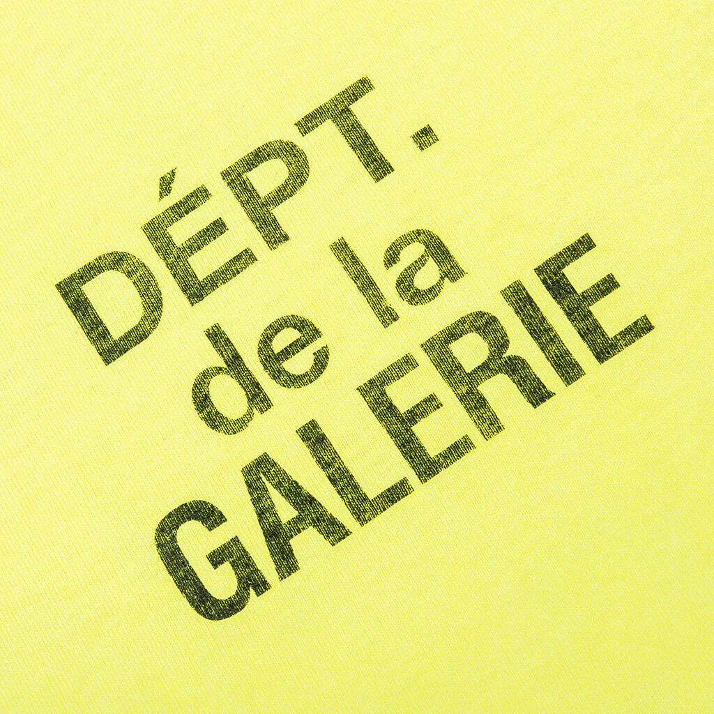 French Tee - Fluorescent Yellow - Image 4