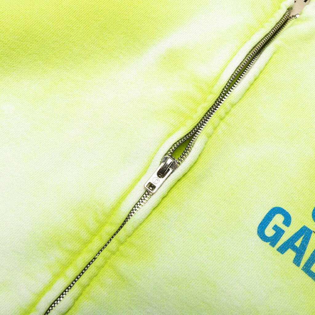 French Zip Hoodie - Lime Green - Image 5