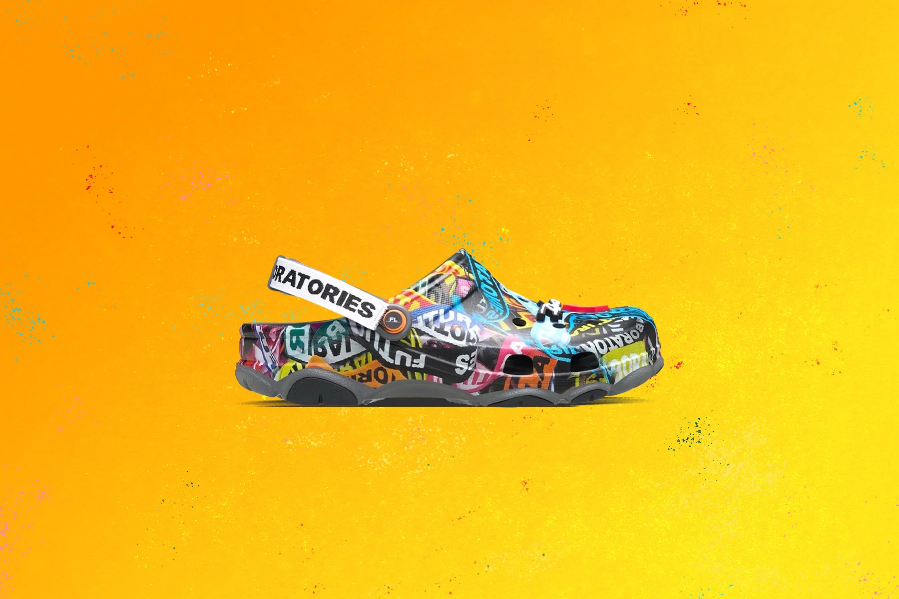 Futura Laboratories x Crocs All Terrain Clog - Slate Grey - Image 5