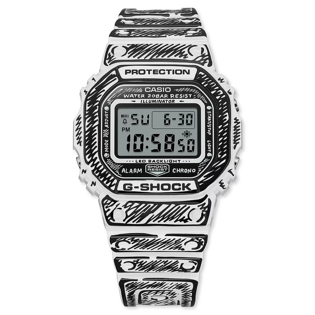 G-Shock x Joshua Vides DW5600JV-7 - White