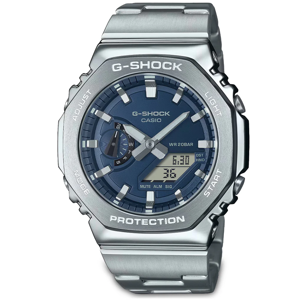 GM2110D-2B - Silver/Navy Blue