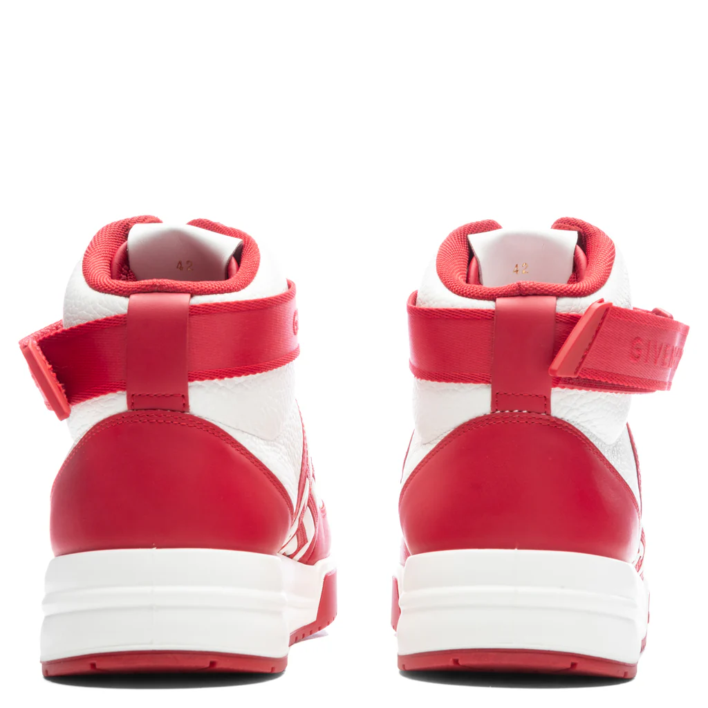 G4 High-Top Sneakers - Red/White - Image 4