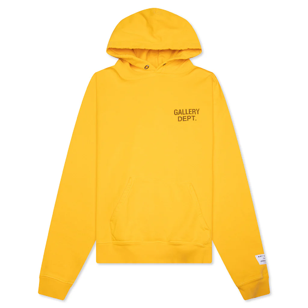 90's GD Logo Hoodie - Gold