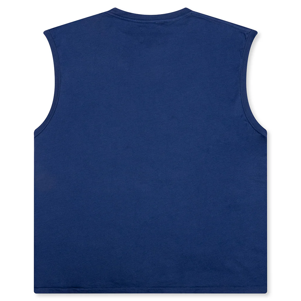 Augi Sleeveless Tee - Navy - Image 2