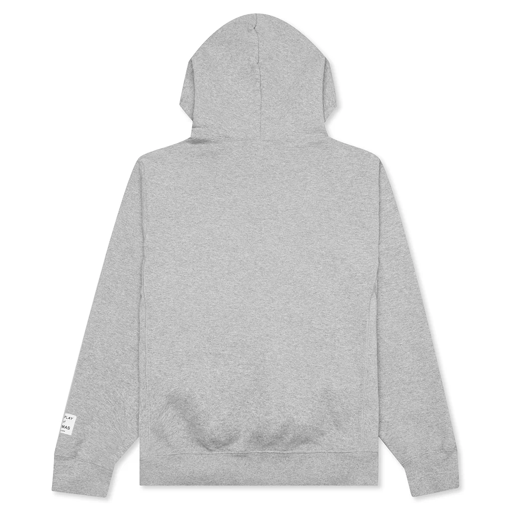 Center Logo Hoodie - Heather Grey - Image 2