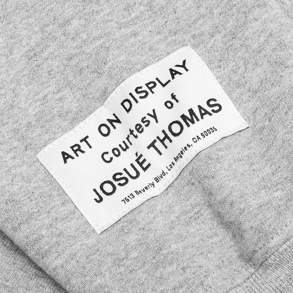 Center Logo Hoodie - Heather Grey - Image 4
