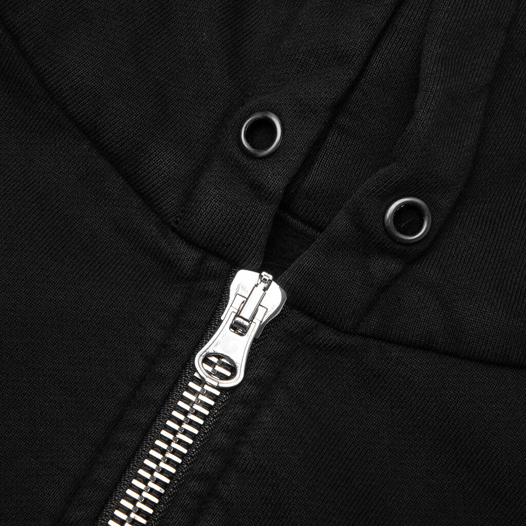Contrast Panel Sweatshirt - Washed Black/Heather Grey - Image 6