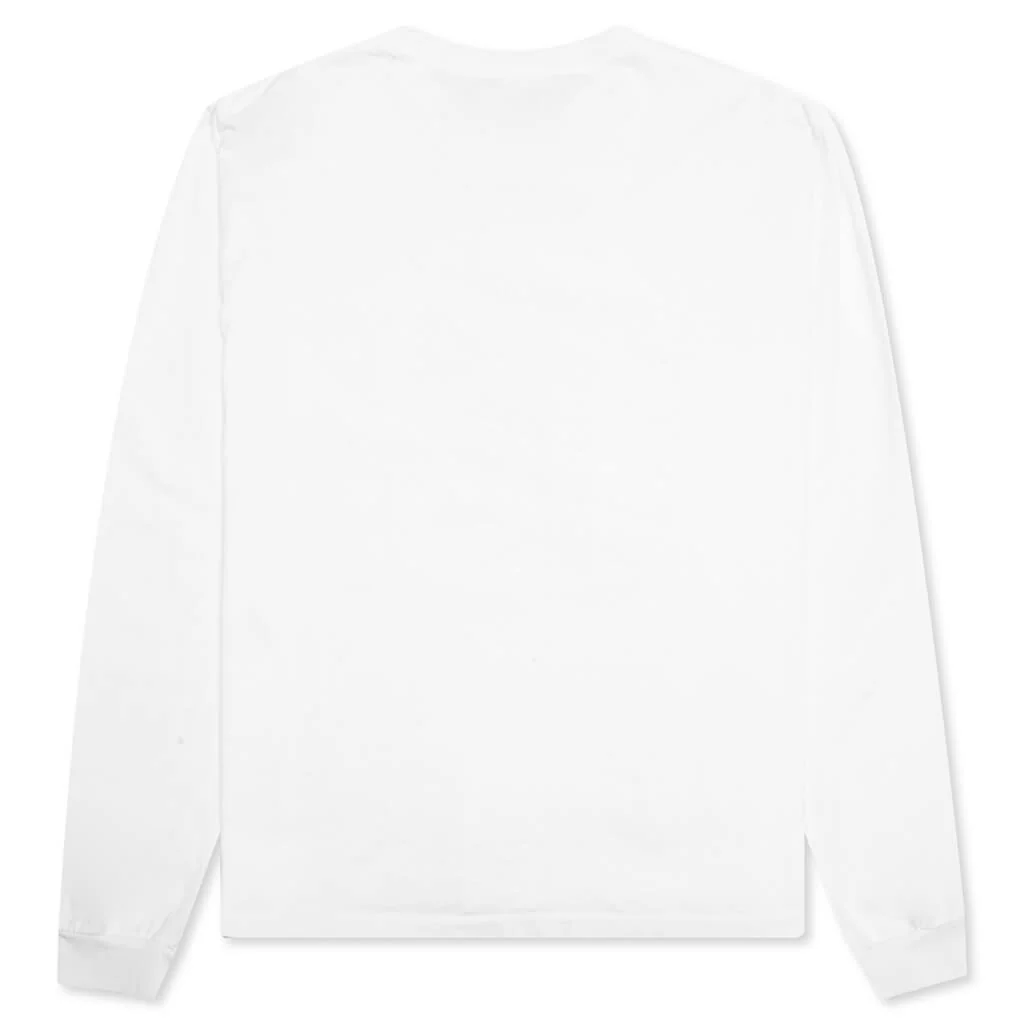 De La Galerie L/S Pocket Tee - White - Image 2