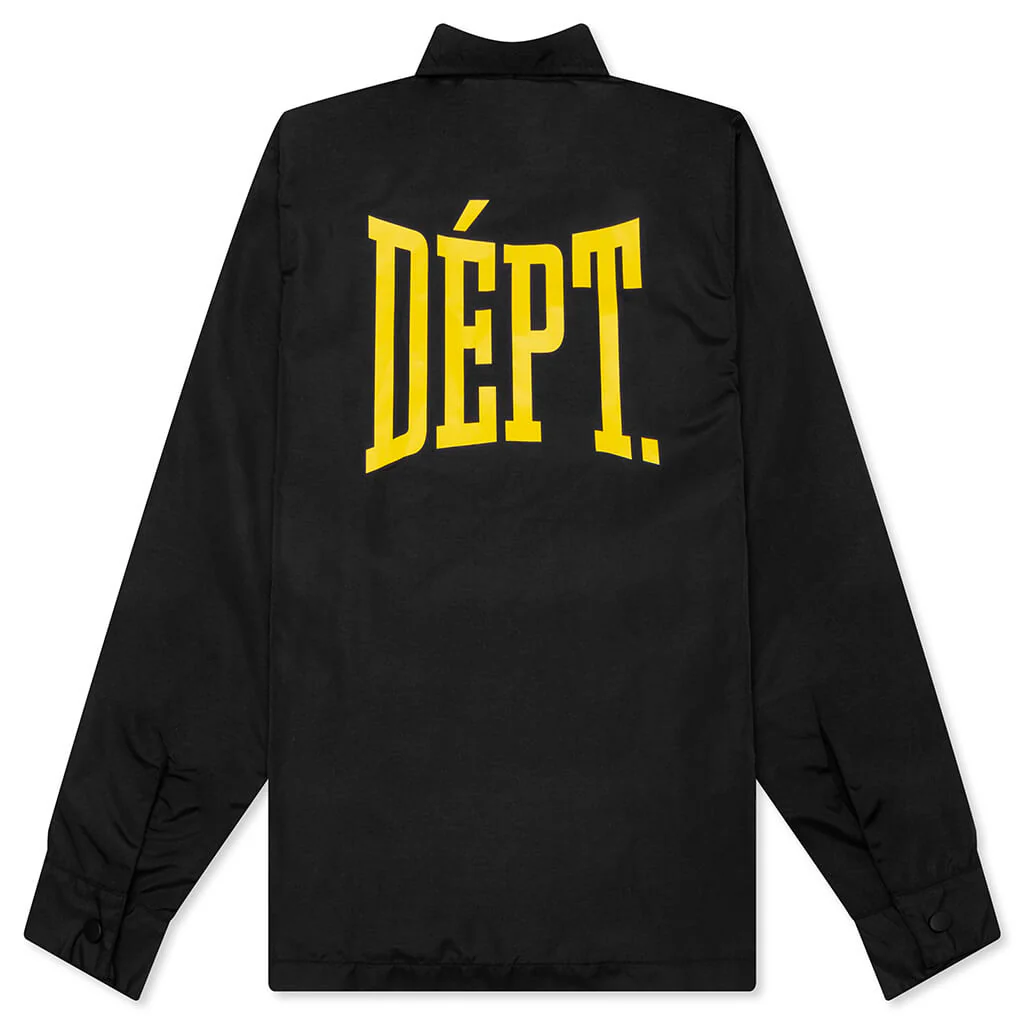 Dept. Coach Jacket - Black - Image 2