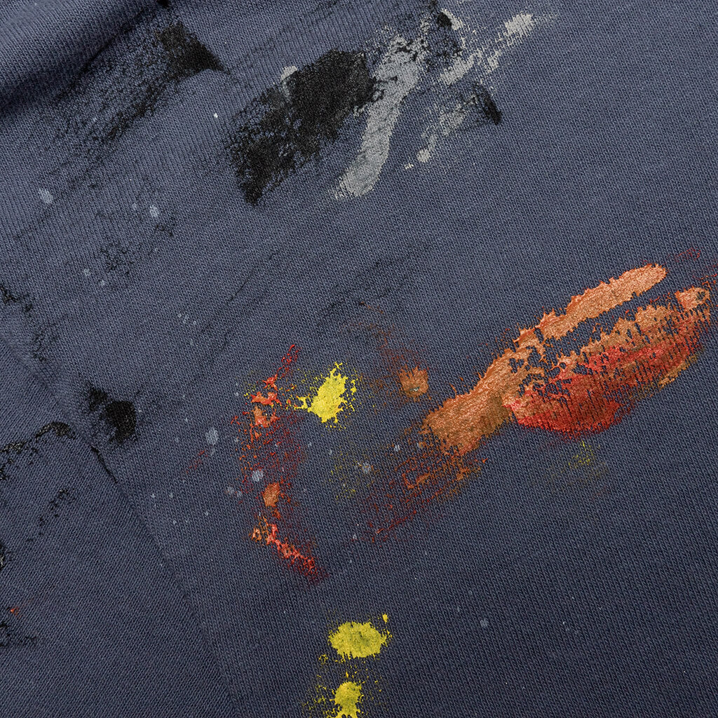 Dept Logo Handpainted Tee - Navy - Image 5