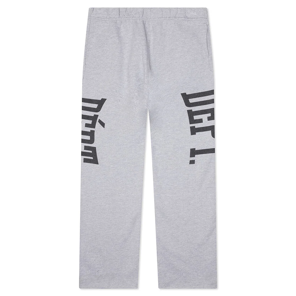 Dept Post Workout Sweatpant - Heather Grey