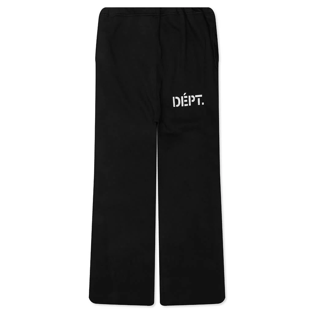 Drop Crotch Sweatpants - Vintage Black