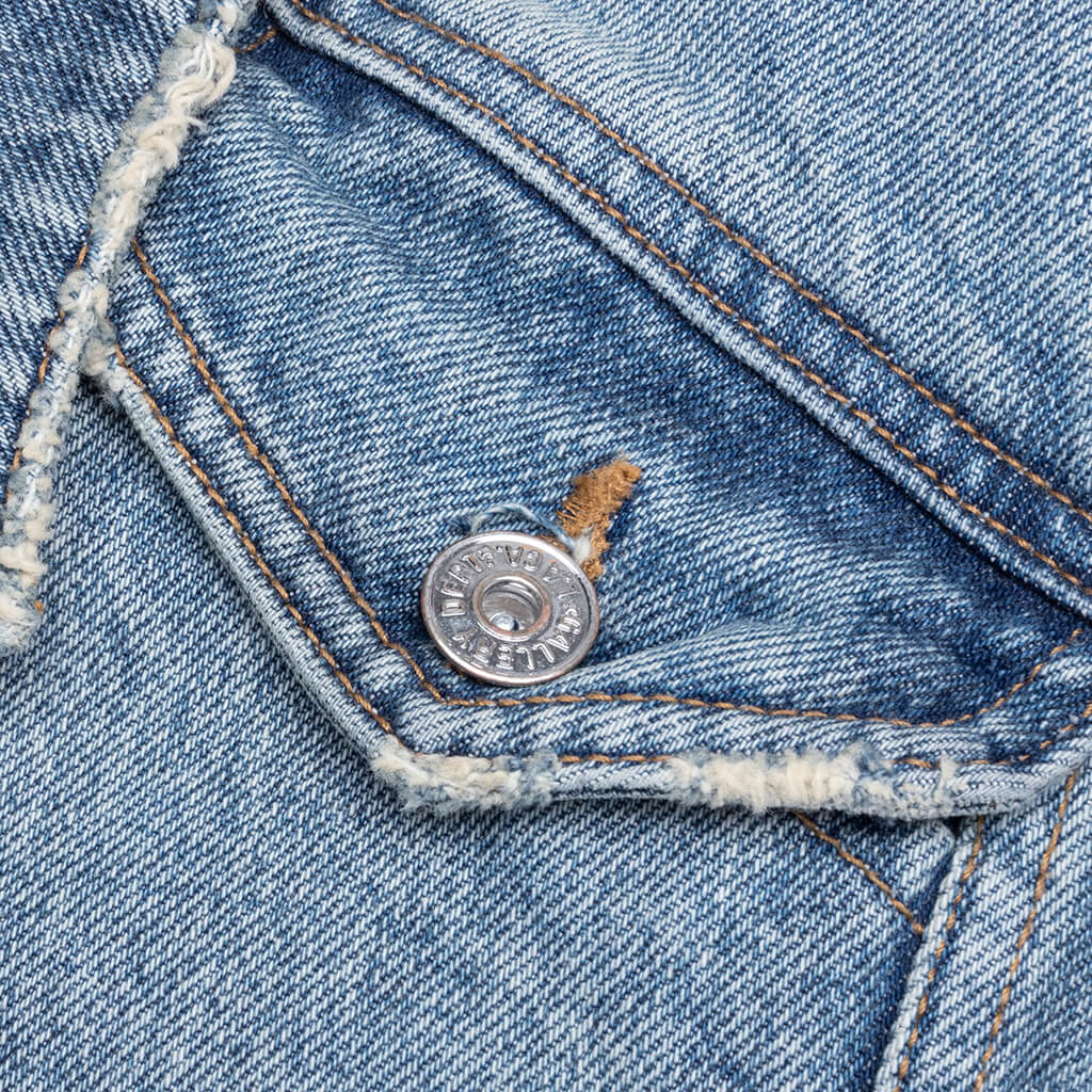 Ford Trucker Jacket - Light Wash Indigo - Image 3