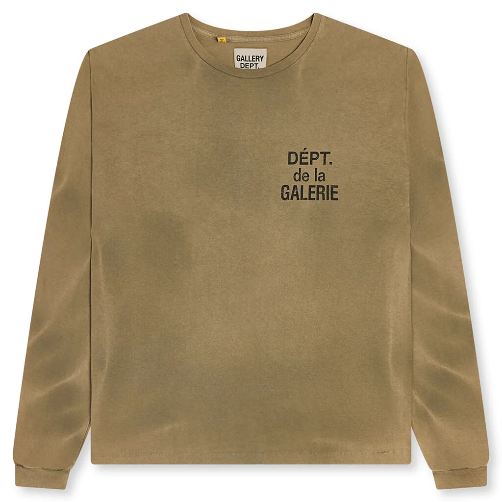 French L/S Tee - Olive