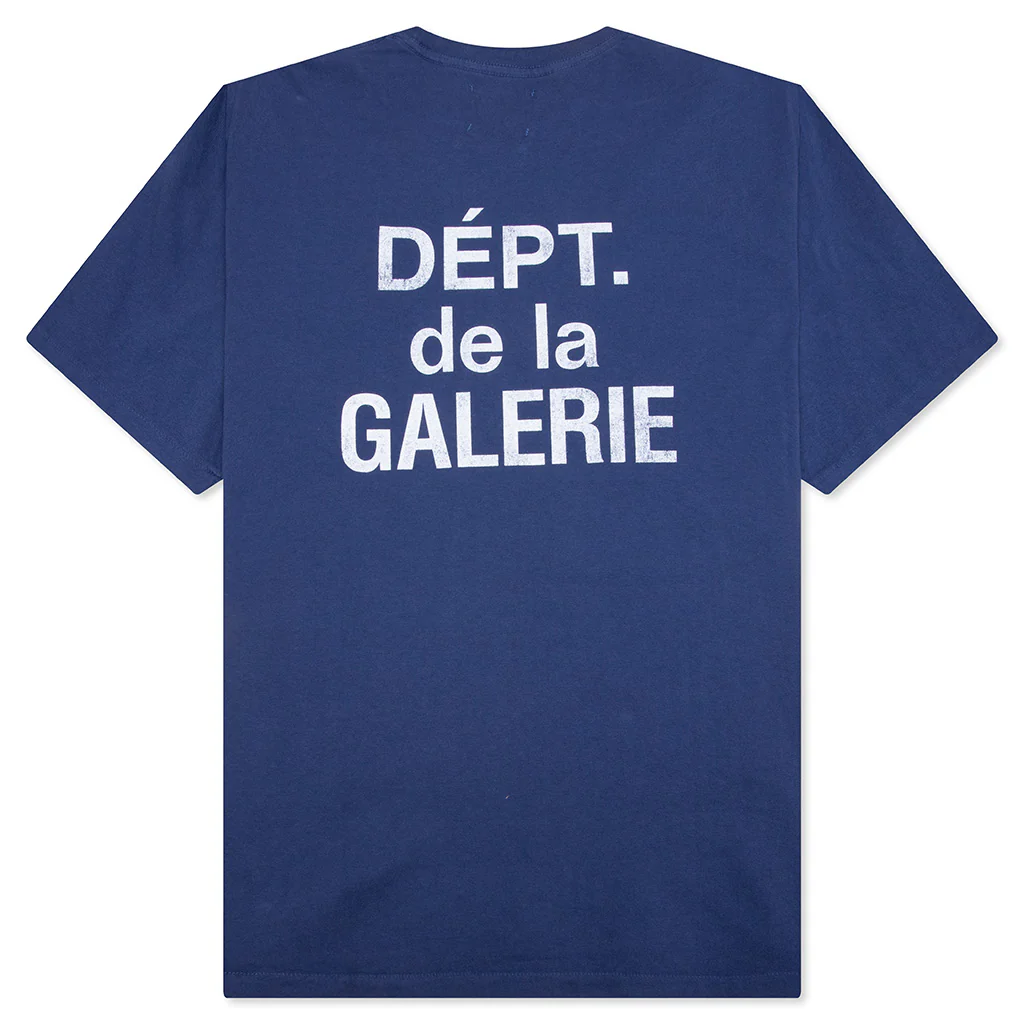 French S/S Tee - Navy - Image 2