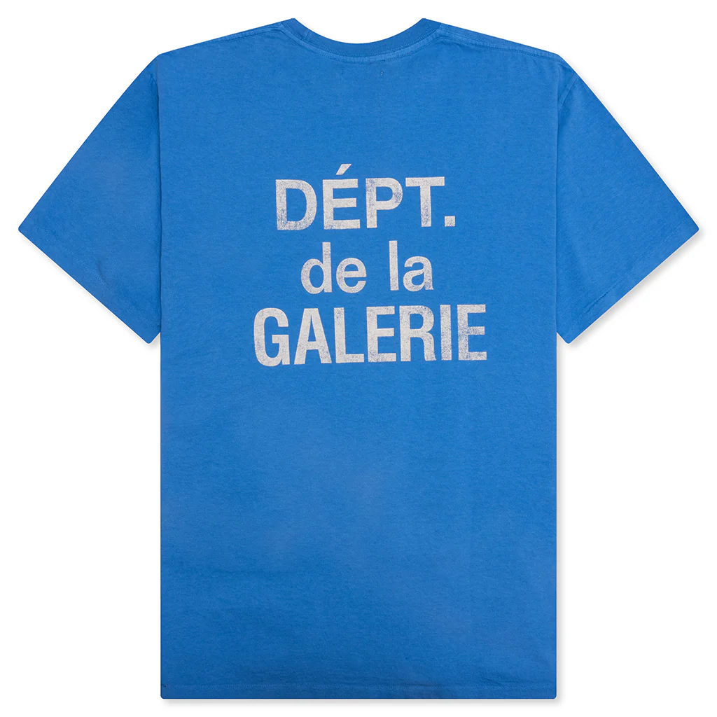 French S/S Tee - Royal - Image 2